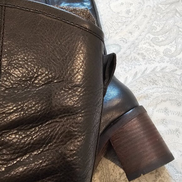 NWOB Franco Sarto Kemper Black Leather Boot US 8M - Picture 8 of 8